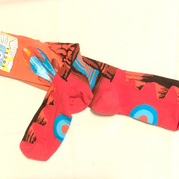 Brand new red planet mod socks - Picture 2 of 2